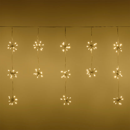 Tenda luminosa Ice Light Bunch da esterno 300 LED bianco caldo 300x70 cm