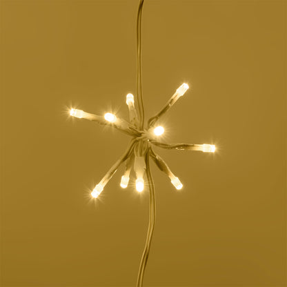 Tenda luminosa Ice Light Bunch da esterno 300 LED bianco caldo 300x70 cm