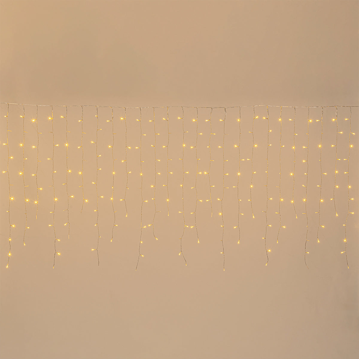 Tenda luminosa da esterno natalizia 300 cm cielo stellato bianco caldo 360 miniLED