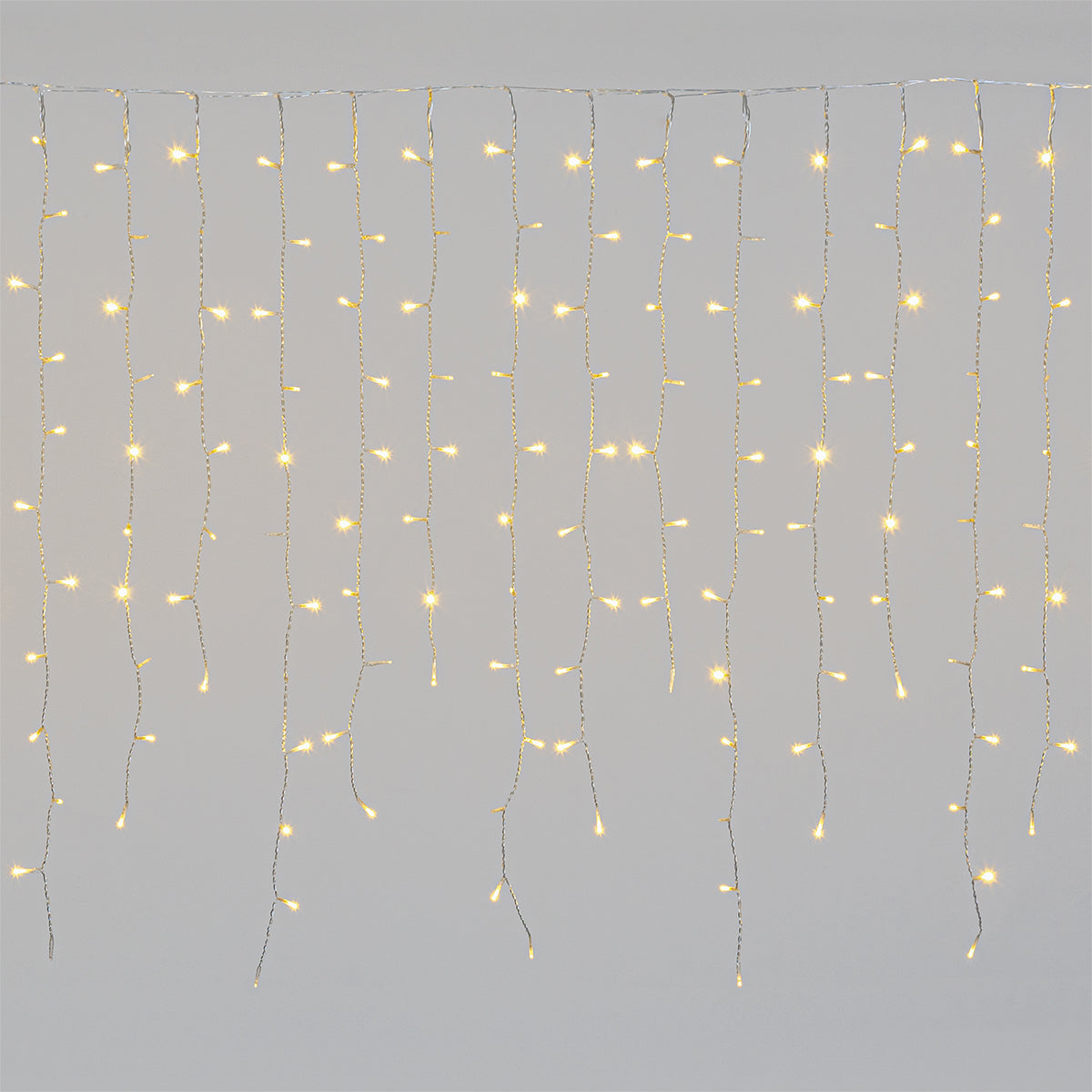 Tenda luminosa da esterno natalizia 300 cm cielo stellato bianco caldo 360 miniLED