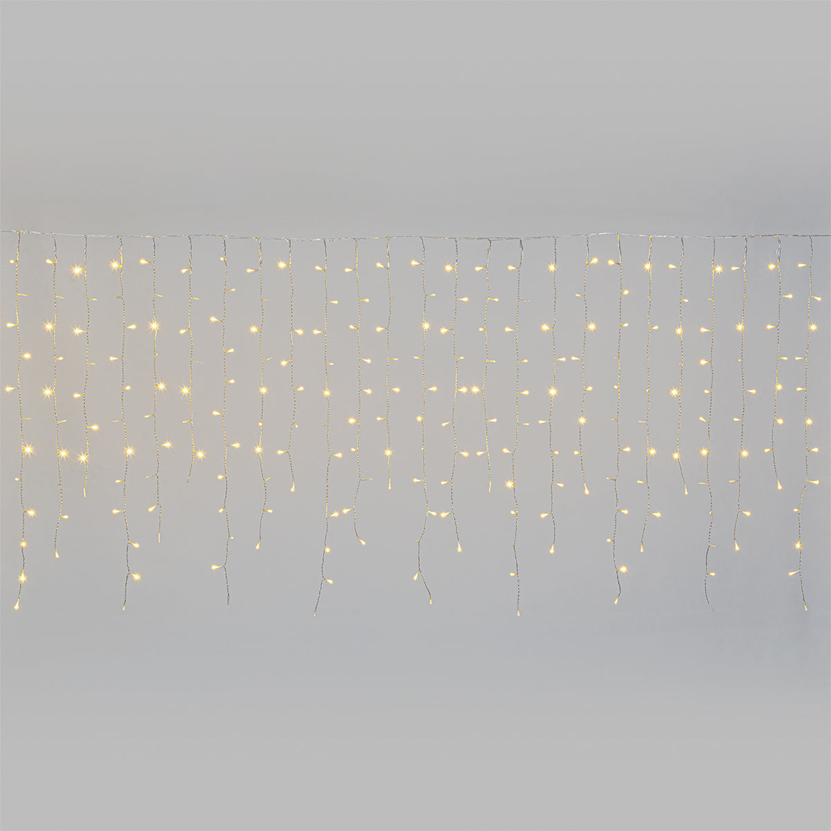 Tenda luminosa da esterno natalizia 300 cm cielo stellato bianco caldo 360 miniLED