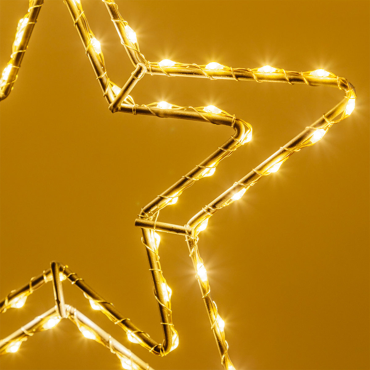 Tenda luminosa di Natale con stelle 320 cm da esterno bianco caldo 950 microLED