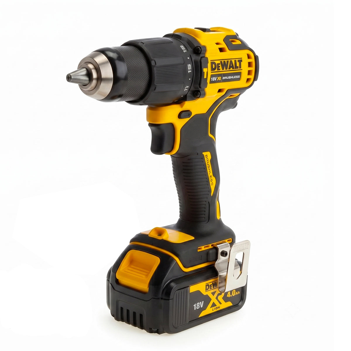 Trapano avvitatore a batteria con percussione 18V DeWalt DCD709M2T-QW