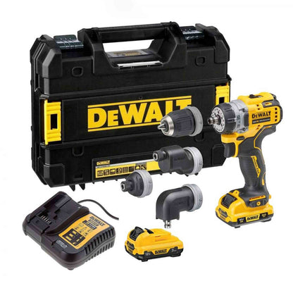 Trapano avvitatore multitesta DeWalt DCD703L2T-QW XR 12 V 3 Ah