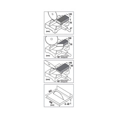 Troncatrice elettrica Femi TR078 1800 w diametro 250 mm