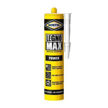 Colla per legno professionale cartuccia 380 grammi Bostik Legno Max