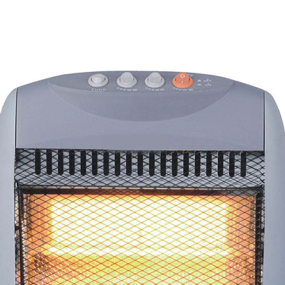 Stufa elettrica alogena oscillante 1200W Vinco 70104