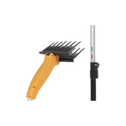 Abbacchiatore a batteria Dualcomb Volpi 12 V asta 200-290 cm