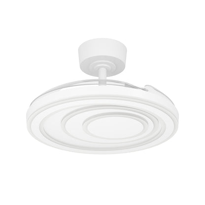 Ventilatore LED da soffitto con pale retrattili 36W 5400lm CCT con telecomando