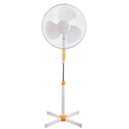 Ventilatore a piantana Vinco 3 velocità 45W bianco con telecomando