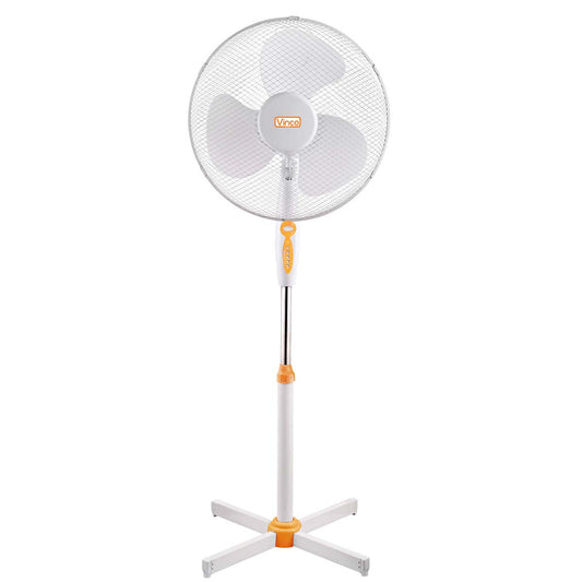 Ventilatore a piantana Vinco 3 velocità 45W bianco con telecomando