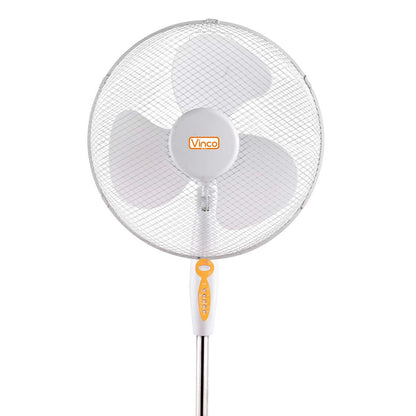 Ventilatore a piantana Vinco 3 velocità 45W bianco con telecomando