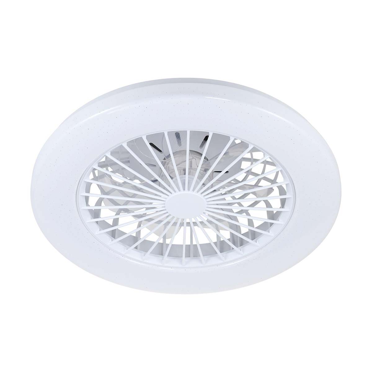Ventilatore da soffitto con luce led Briloner Britop bianco Ø48 cm