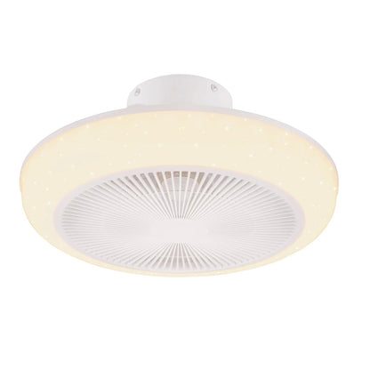 Ventilatore a plafoniera led Mjolby d. 46 cm effetto cielo stellato