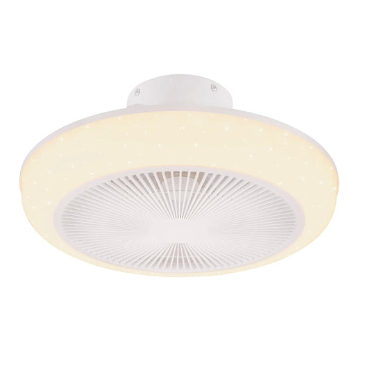 Ventilatore a plafoniera led Mjolby d. 46 cm effetto cielo stellato