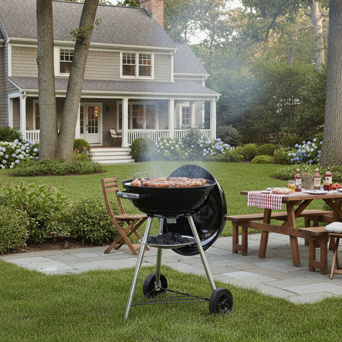 Weber Barbecue a carbone Compact Kettle 47 cm nero