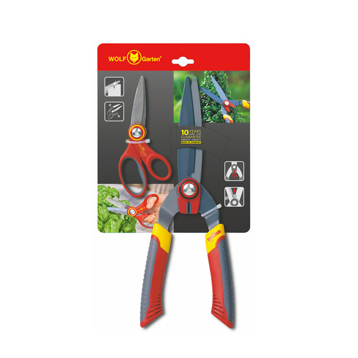 Set forbici multiuso in acciaio inox per casa e giardino
