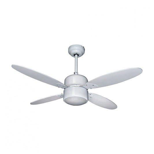 Ventilatore da soffitto con luce e telecomando diametro 105 cm 4 pale