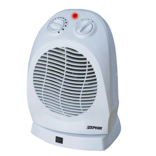 Termoventilatore oscillante 2000 W 21x16,7x29,4 cm bianco