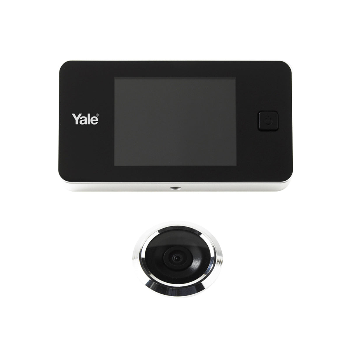Yale Spioncino digitale elettronico display LCD 3,2" bianco