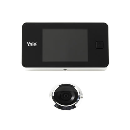 Yale Spioncino digitale elettronico display LCD 3,2" bianco
