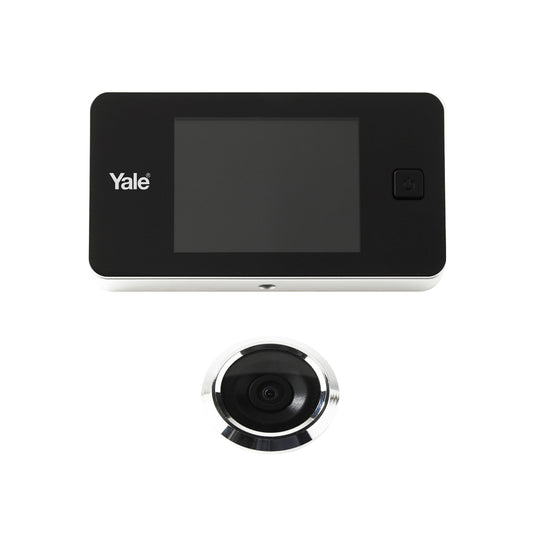 Yale Spioncino digitale elettronico display LCD 3,2" bianco