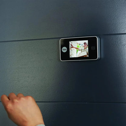 Yale Spioncino digitale elettronico display LCD 3,2" argento