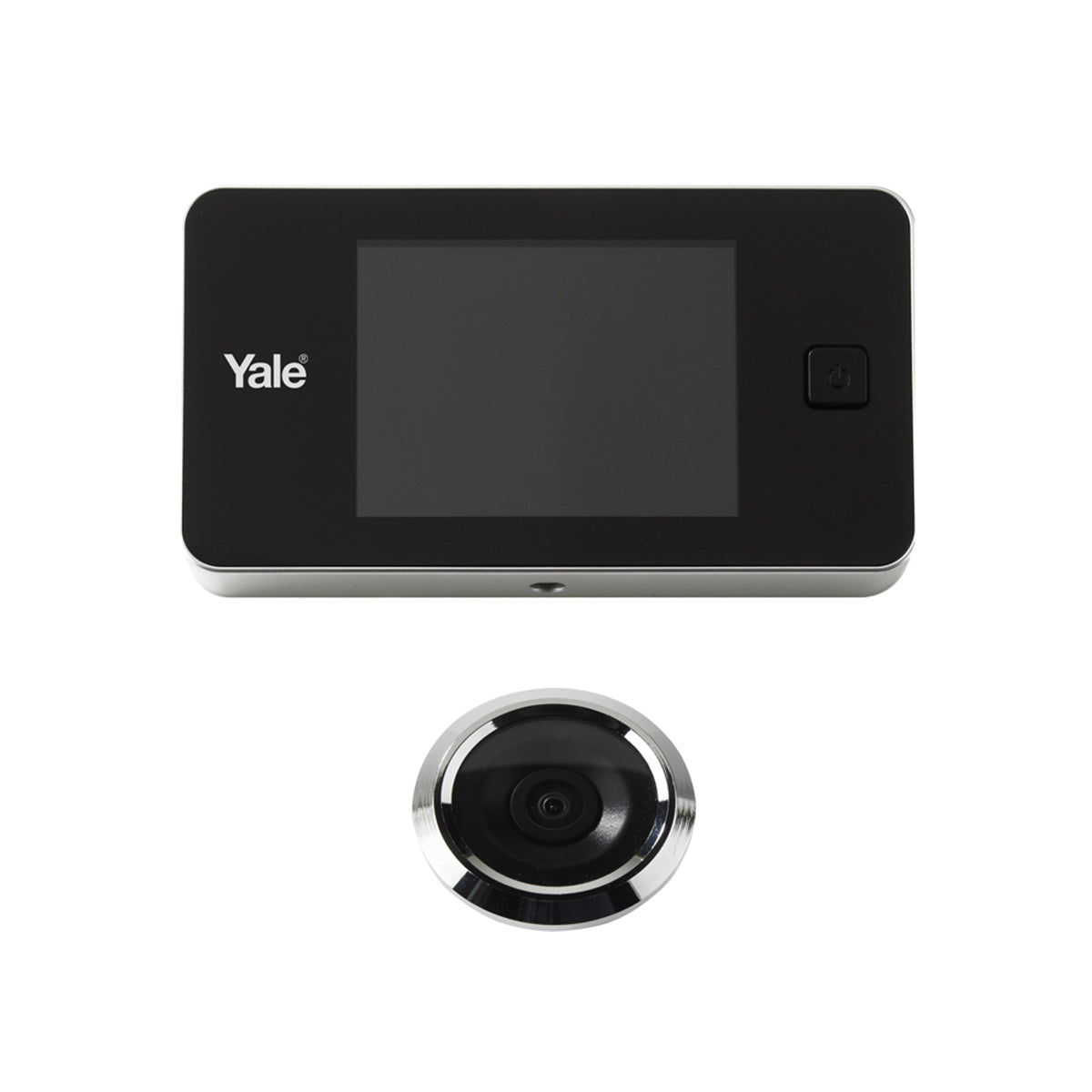 Yale Spioncino digitale elettronico display LCD 3,2" argento