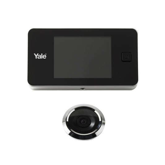 Yale Spioncino digitale elettronico display LCD 3,2" argento