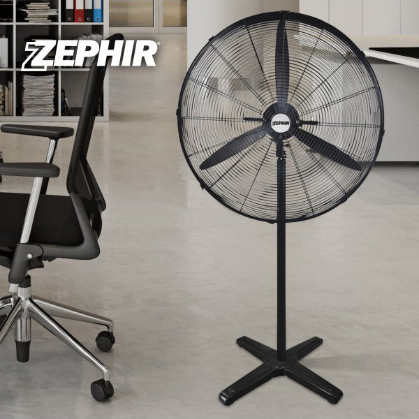 Zephir Ventilatore Industriale a Piantana 120W 65cm - Nero