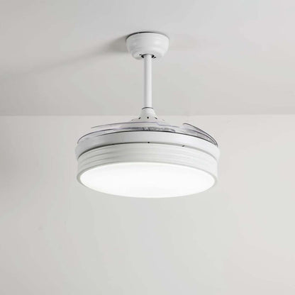 Ventilatore da soffitto con luce e telecomando a scomparsa Zephir