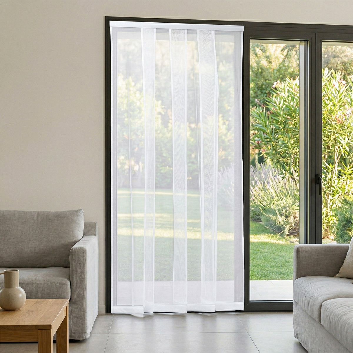 Zanzariera a pannelli per porta finestra 140x250 cm