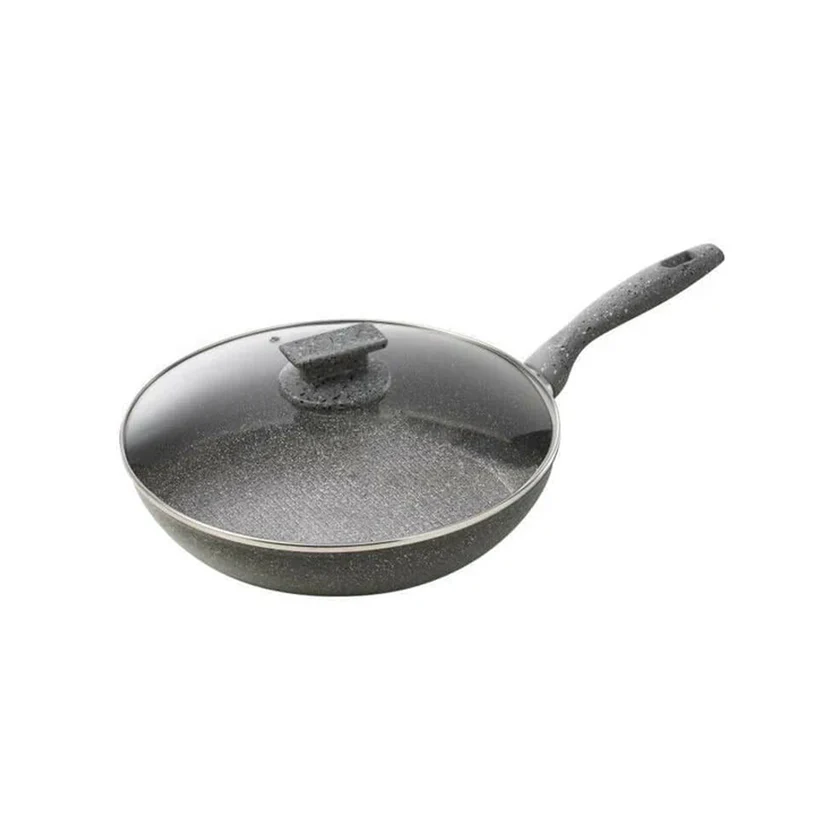Padella antiaderente 20 cm per piani ad induzione con coperchio