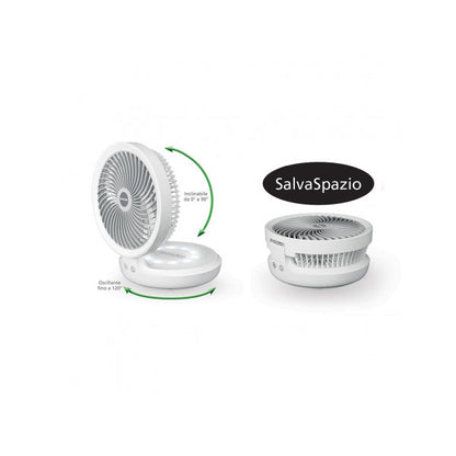 Mini ventilatore oscillante Macom da tavolo salvaspazio USB 990