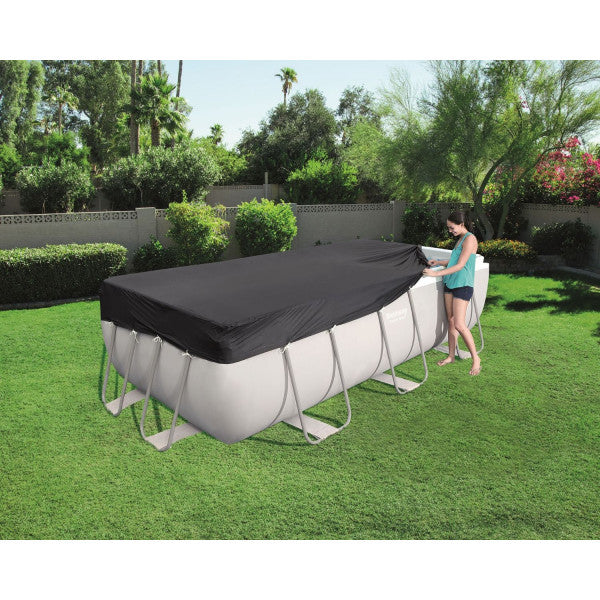 Copertura per piscina Bestway Power Steel Frame 396x185cm