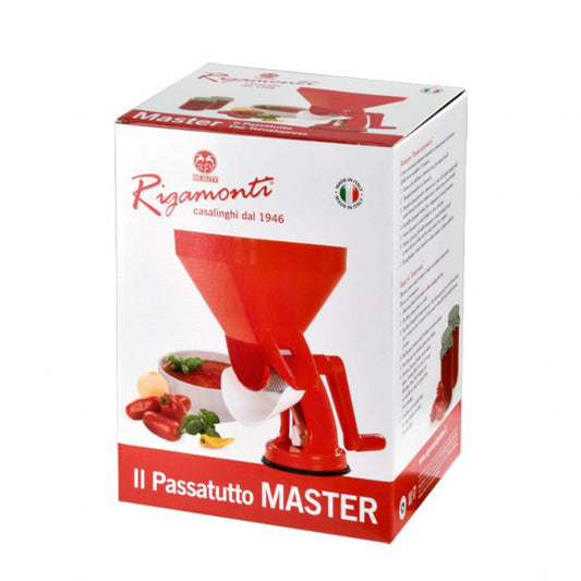Passapomodoro Rigamonti modello Master in polipropilene rosso