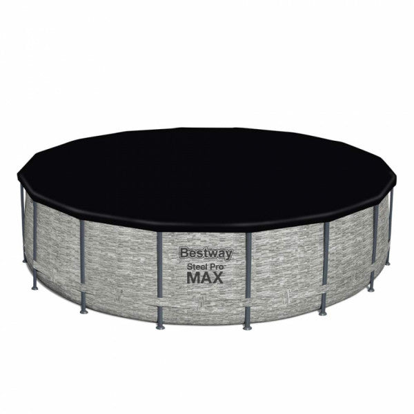 Piscina fuori terra rotonda Steel Pro Max Bestway 5619E con accessori  488x122 cm