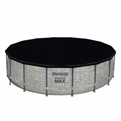 Piscina fuori terra rotonda Steel Pro Max Bestway 5619E con accessori  488x122 cm