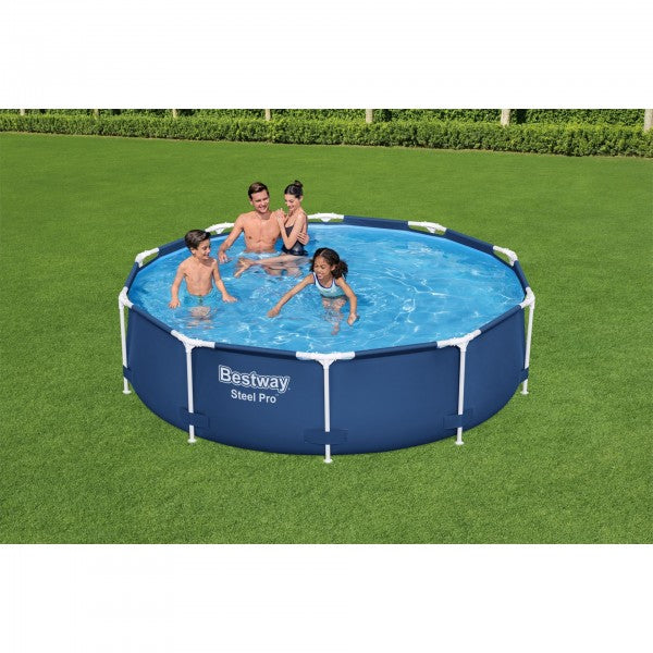 Piscina tonda Steel Pro Bestway 56679 305x75 cm + pompa filtro