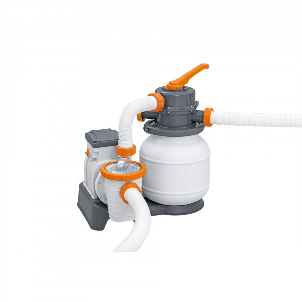 Piscina fuori terra Hydrium ovale effetto legno Bestway 561CW  con accessori 732x366x132 cm