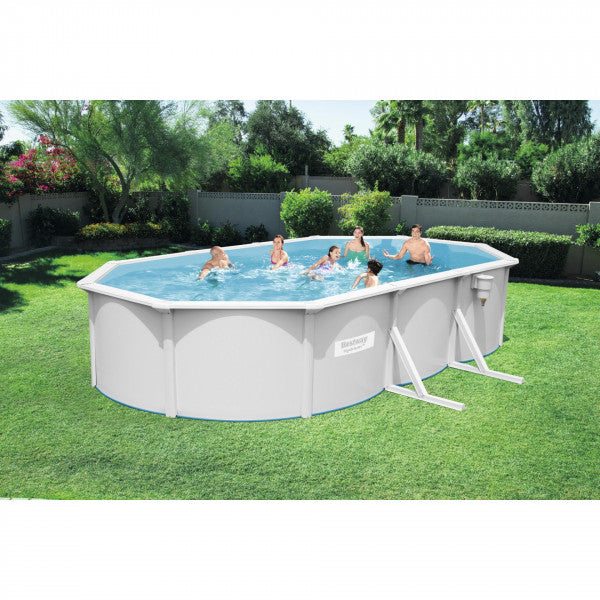 Piscina Hydrium ovale Bestway 56369 con accessori 610x360x120 cm