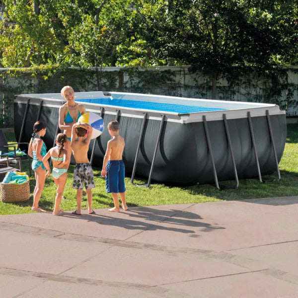 Intex 26356 Piscina fuori terra Ultra Frame XTR rettangolare 549x274x132 cm con accessori