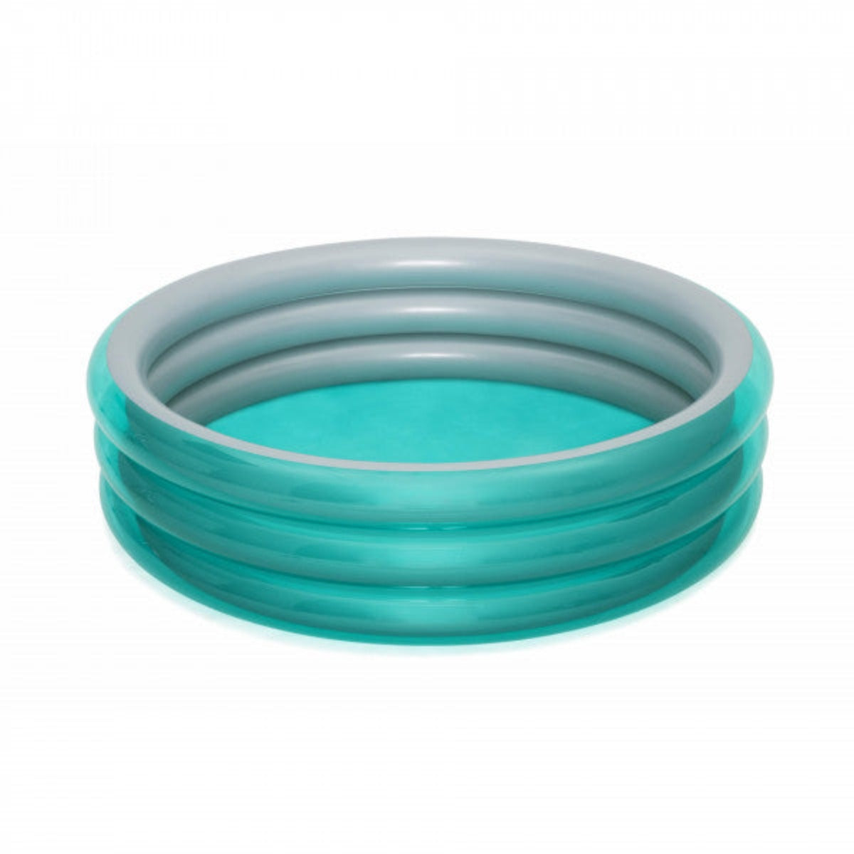 Piscina gonfiabile per bambini Bestway 51043 Big Metallic 3 ring pool 200x53 cm