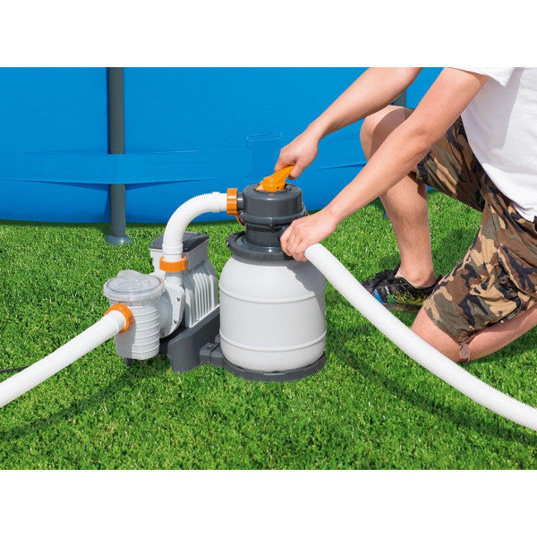 Pompa di filtraggio a sabbia per piscine Bestway 5.678 lt/ora