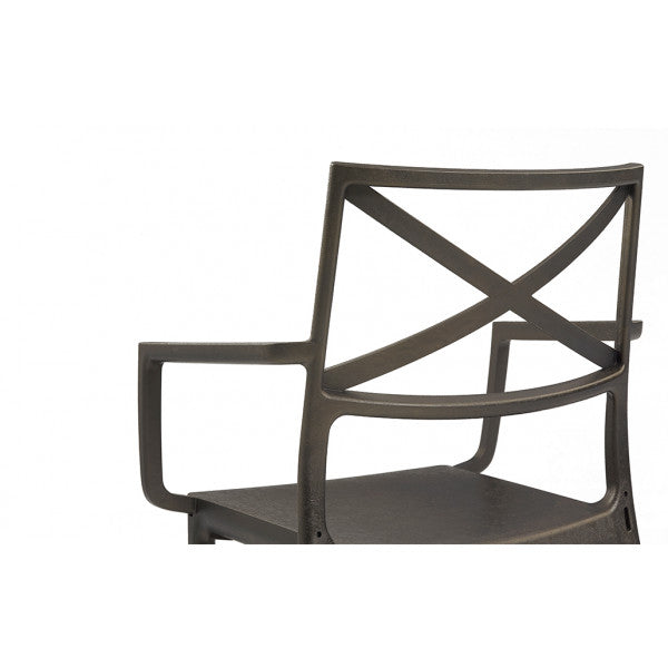 Sedia da giardino Keter Metalix colore grigio scuro