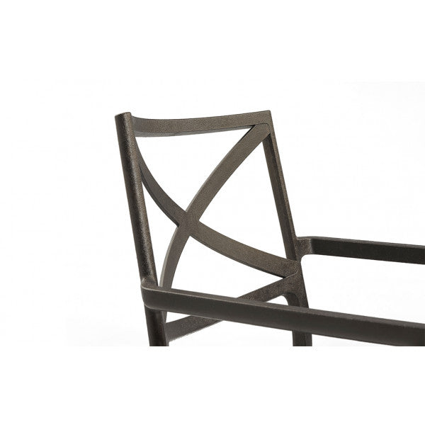 Sedia da giardino Keter Metalix colore grigio scuro