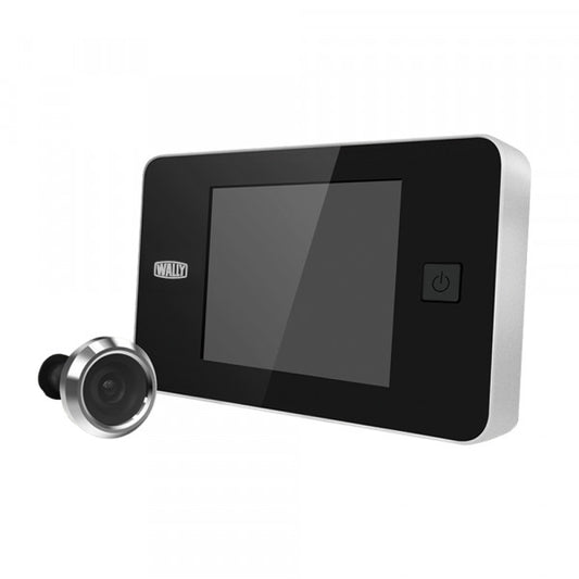 Spioncino digitale 3,2" foro Ø 14 mm argento Wally SP01AR
