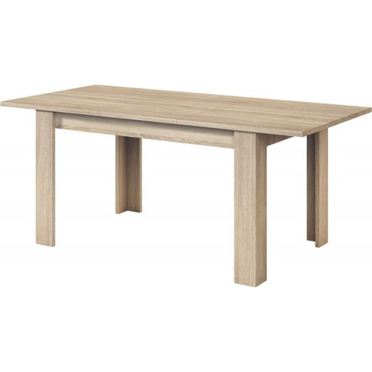 Tavolo da pranzo allungabile da 140 a 190 in rovere naturale 90 x 77 cm