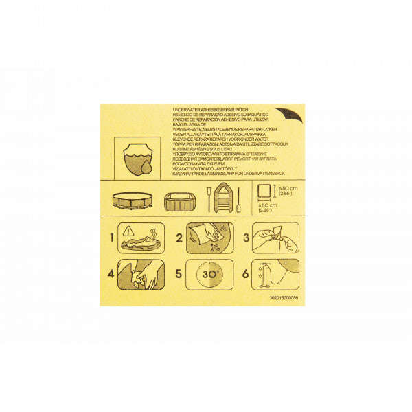 Toppe di riparazione per piscine Bestway 62091 (10 pezzi)
