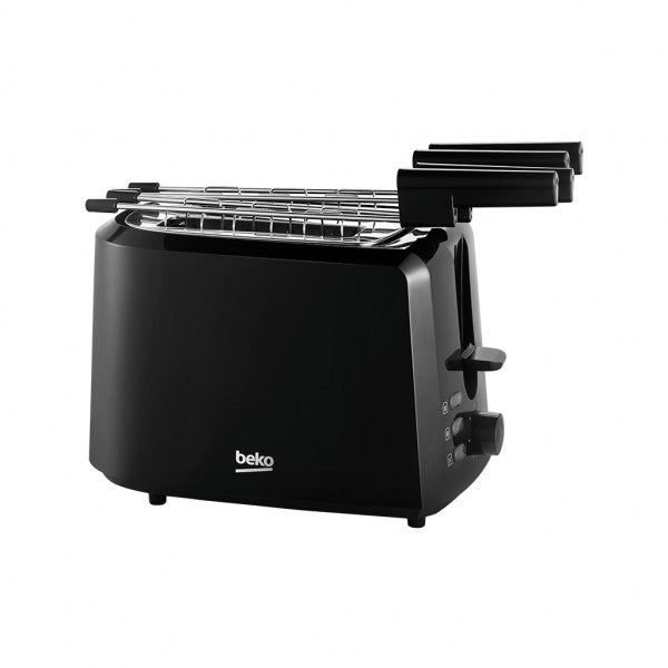 Tostapane 2 fette Beko TAM4201B nero 850 W con funzione scongelamento